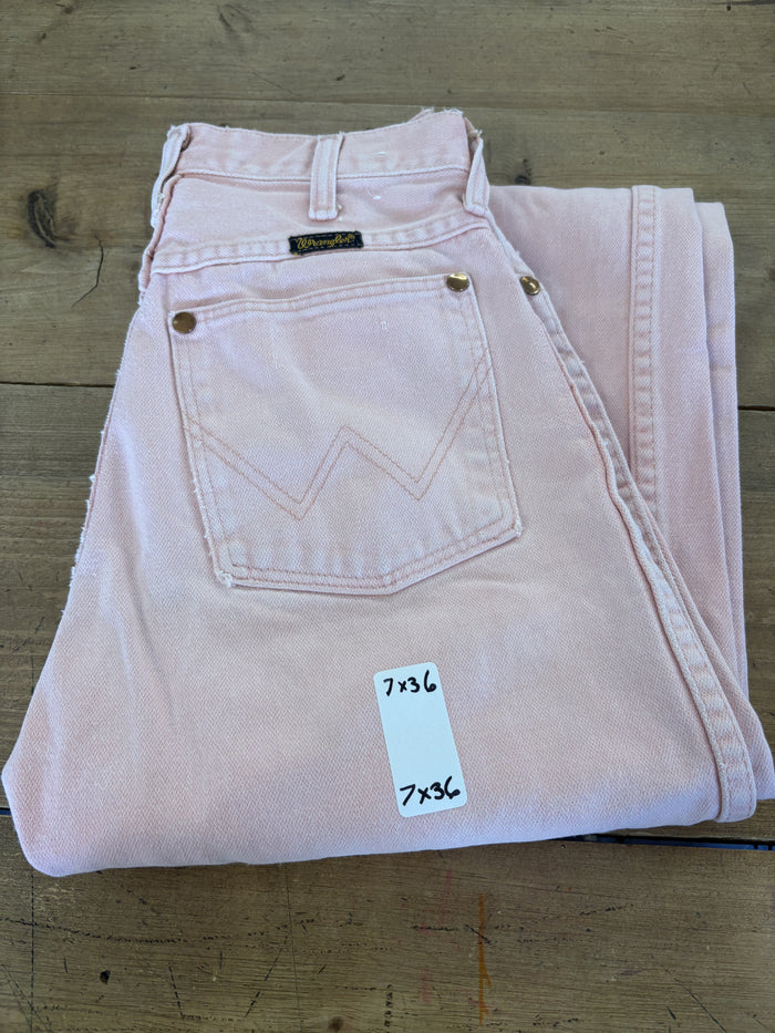 Wrangler Jeans-Women’s 7x36 Baby Pink
