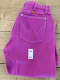 Hot Pink Wranglers - Woman's 7x32