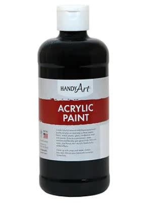 ACRYLIC PAINT 32OZ BLACK - Creative Kids
