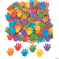 ADHESIVE FOAM SHAPE: HANDS 500 PACK - Creative Kids