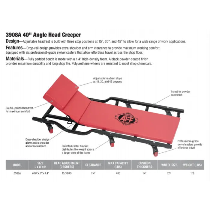 Heavy Duty Creeper 3908 AFF