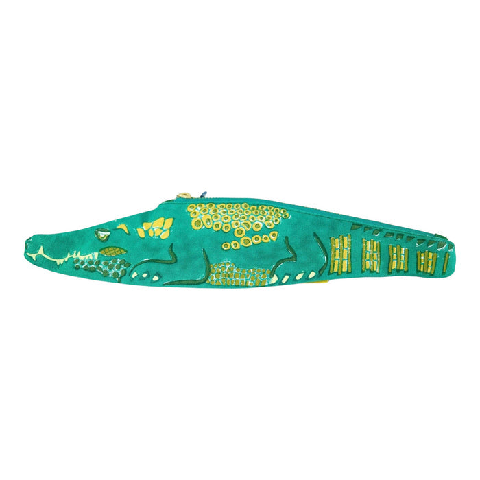 Alligator Fabric Pencil Case - bubblegum market