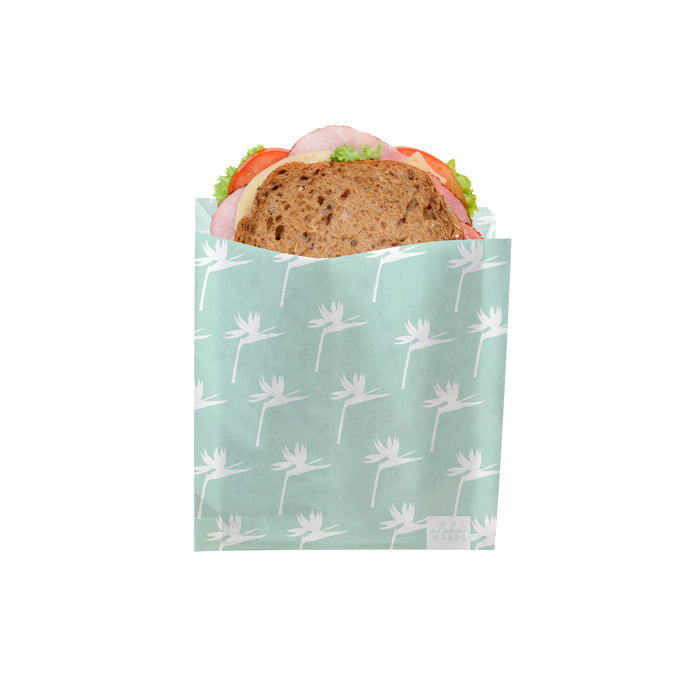 Aloha Wraps Bird of Paradise Sandwich Bags