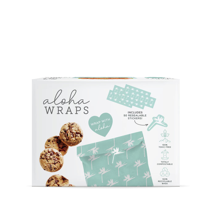 Aloha Wraps Bird of Paradise Sandwich Bags