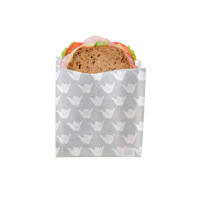 Aloha Wraps Shakas Sandwich Bags