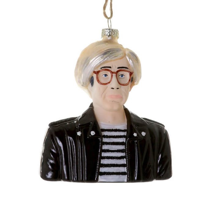 Andy Warhol Ornament 4.25" - bubblegum market