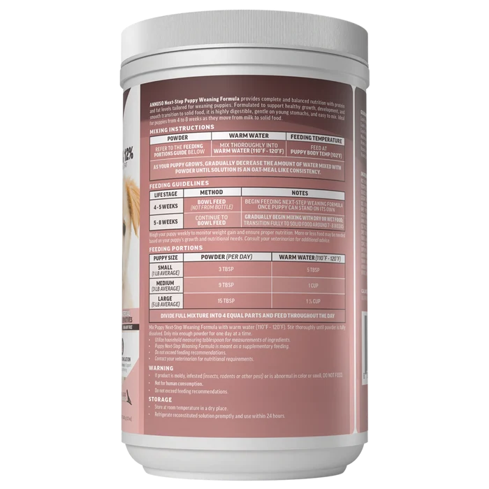 Annuso Next Step Puppy Weaning Formula