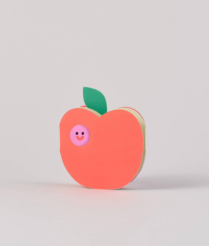 'Apple' Fold Out Kid's Birthday Card - bubblegum market