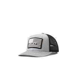 Ariat Youth Ariat Raised US Flag GY/WH