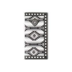 Ariat Youth Rodeo Style Wallet Diamond Lacing Southwestern Fabric Black