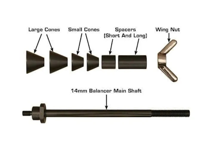 Atlas Standard Motorcycle Adapter Kit Included Accessories