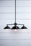 Bakelite Chandelier with three shades