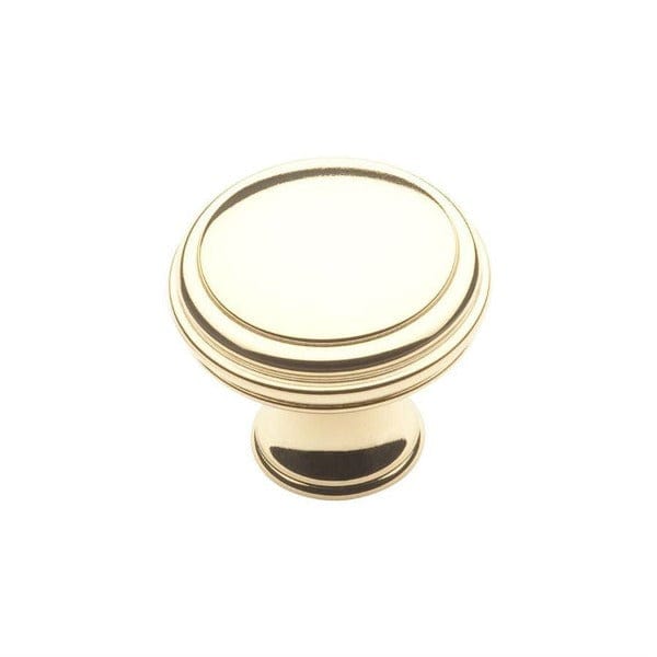 Baldwin 4456 Severin Fayerman Cabinet Knob in Polished Brass