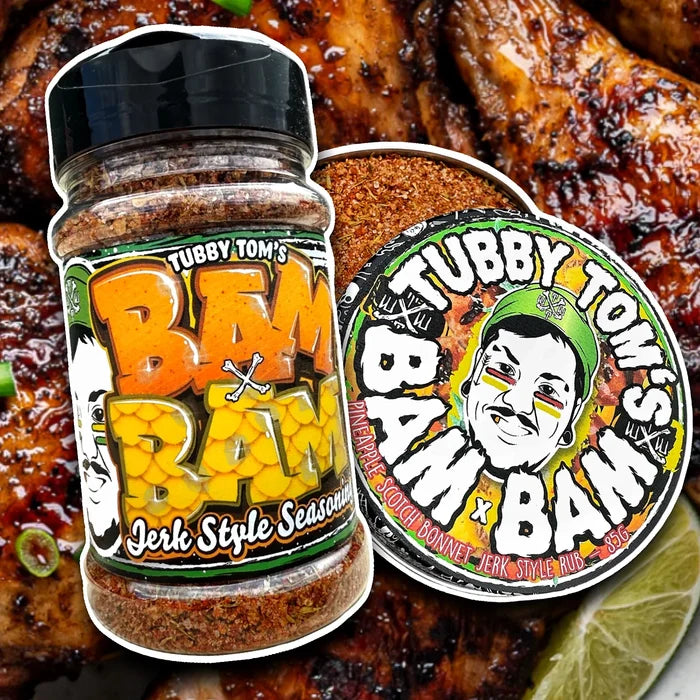 Bam Bam - Fiery Jamaican-Style Jerk Seasoning 225g by Tubby Toms