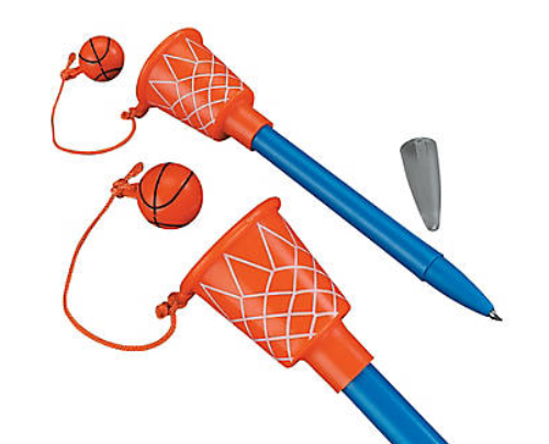 BASKETBALL PENS 12 PACK - Creative Kids