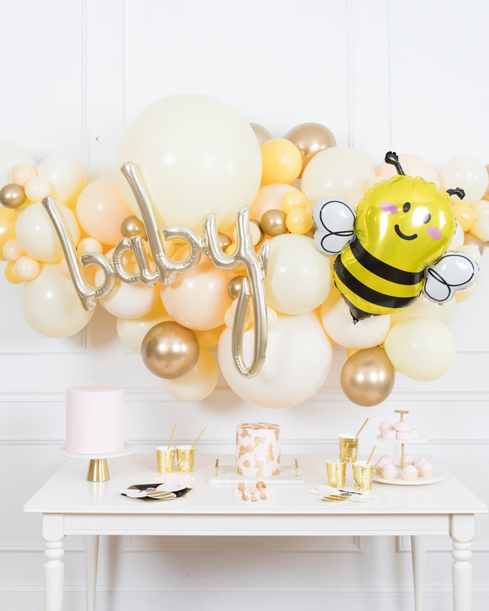 Bee Theme  - BABY Balloon Backdrop Install Piece