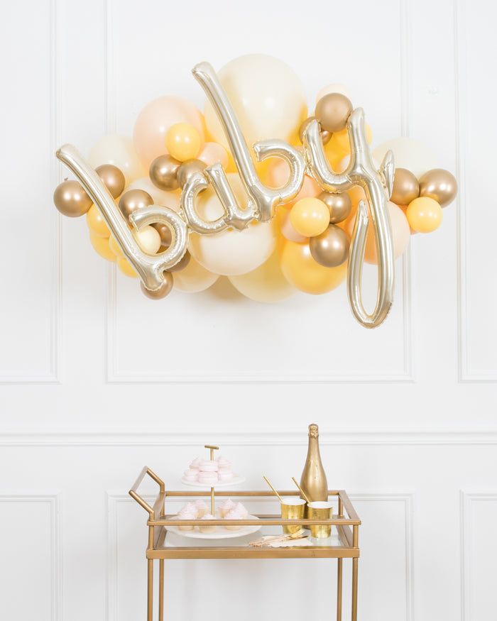 Bee Theme  - BABY Balloon Backdrop Install Piece