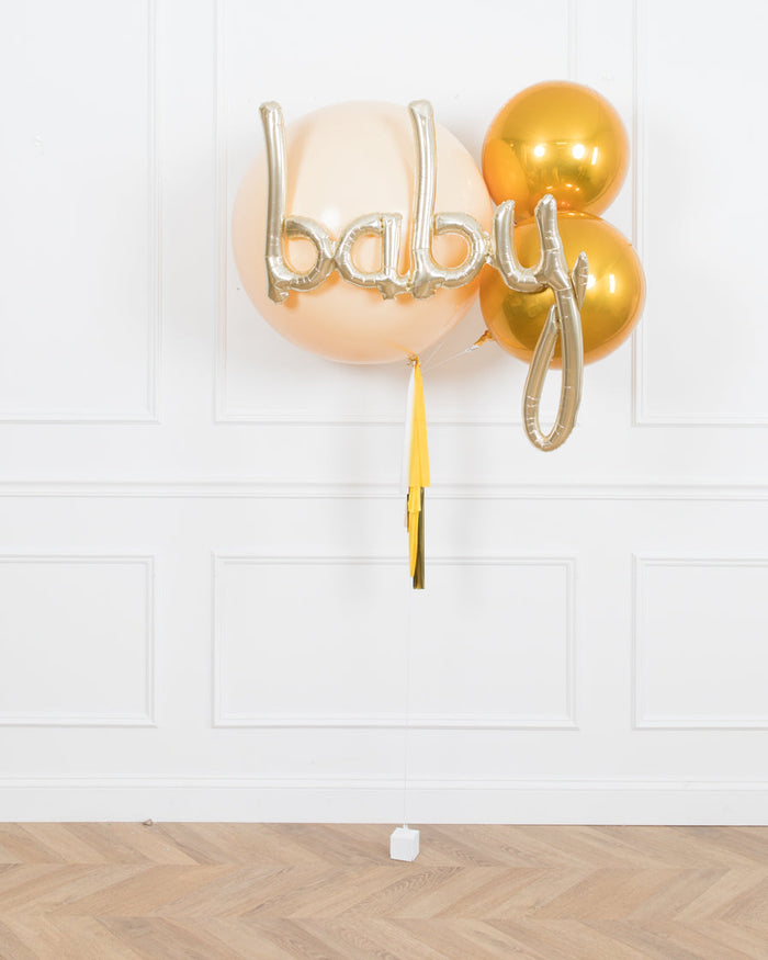 Bee Theme  - Giant BABY Bouquet with Half-Tassel