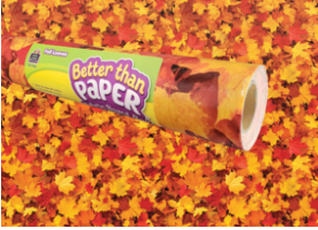 BETTER BACKING PAPER: 48"X12' FALL LEAVES - Creative Kids