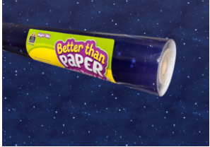 BETTER BACKING PAPER: 48"X12'  NIGHT SKY - Creative Kids