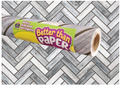 BETTER BACKING PAPER: WHITE AND GRAY HERRINGBONE 48"X12' - Creative Kids
