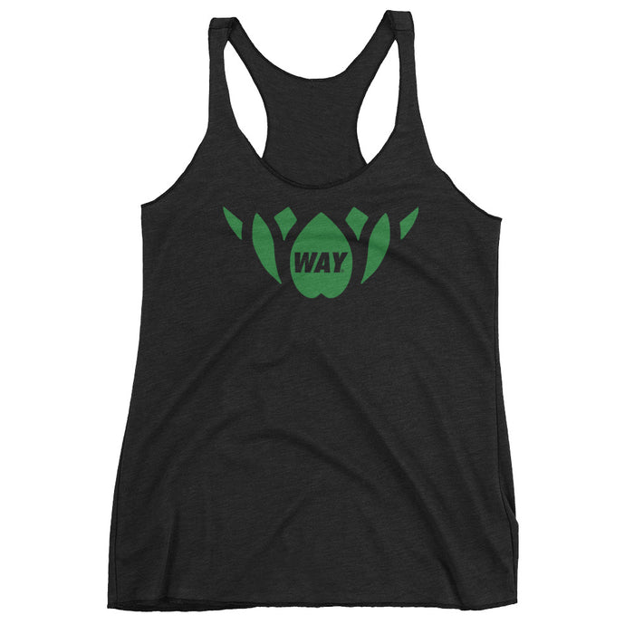 Black + Green Lotus Team Tank