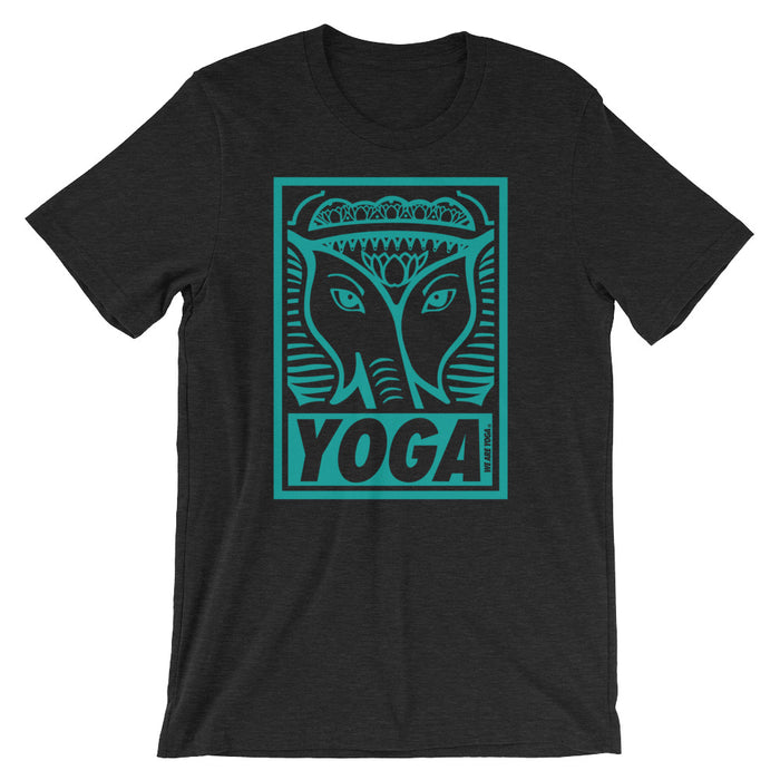 Black + Teal Stamp Team Tee