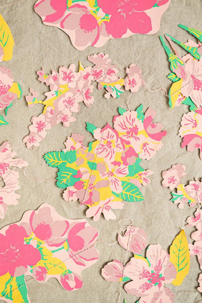 Blossom Sewn Garland - bubblegum market