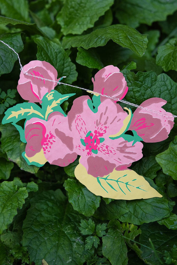 Blossom Sewn Garland - bubblegum market