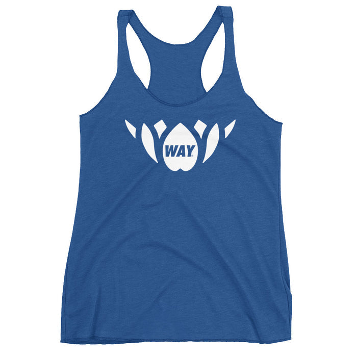Blue + White Lotus Team Tank