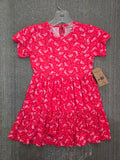 Boots & Hearts Dress - Red - Montana Co