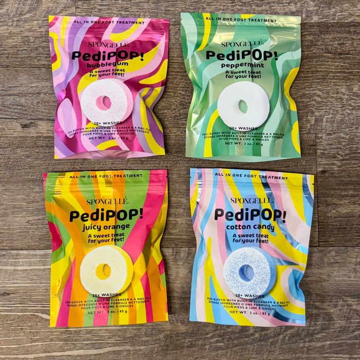 Bubblegum PediPOP! Pedi Buffer & Nail File by Spongelle - Lyla's: Clothing & Gifts - Online and Rockwall Texas Boutique