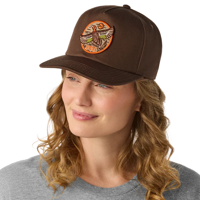 Built for the Wild Duck Flat Brim Hat - Dark Brown