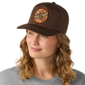 Built for the Wild Duck Flat Brim Hat - Dark Brown