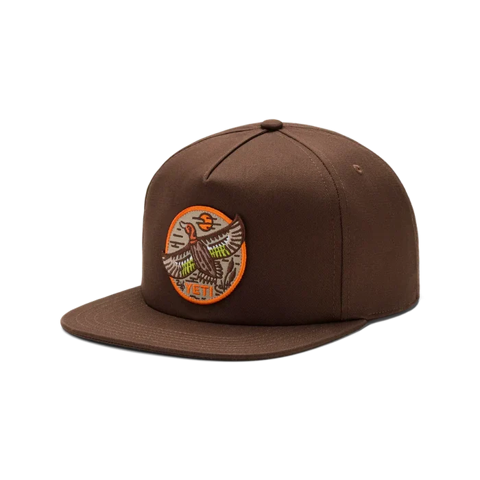 Built for the Wild Duck Flat Brim Hat - Dark Brown