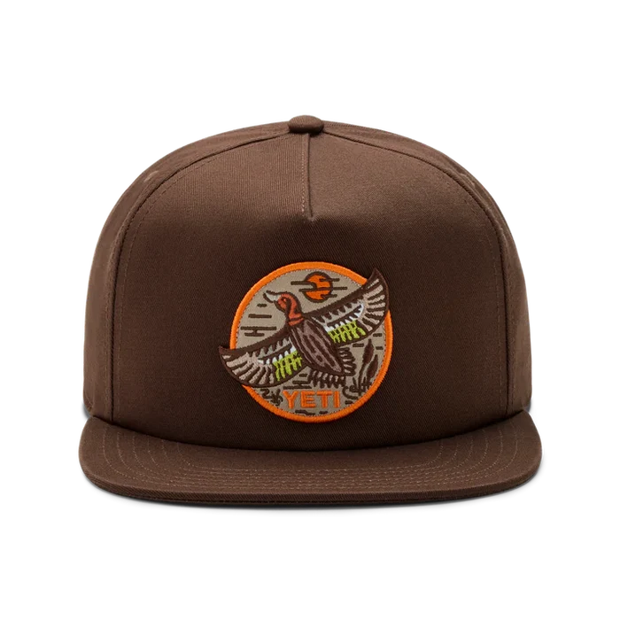 Built for the Wild Duck Flat Brim Hat - Dark Brown