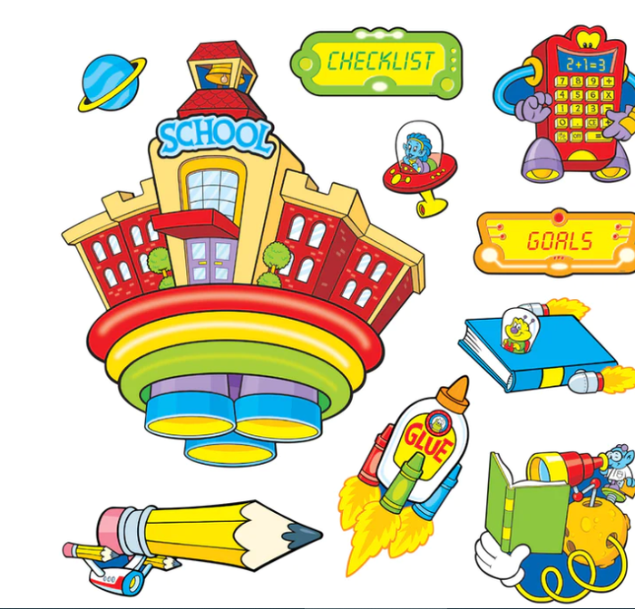 BULLETIN BOARD SET BLAST OFF FOR SCHOOL - Creative Kids