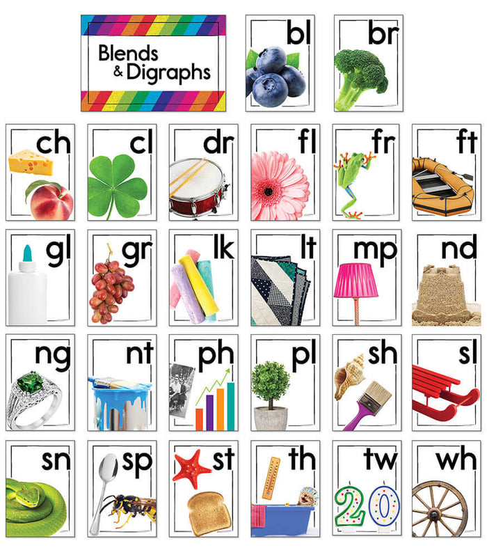 BULLETIN BOARD SET: BLENDS AND DIGRAPHS - Creative Kids