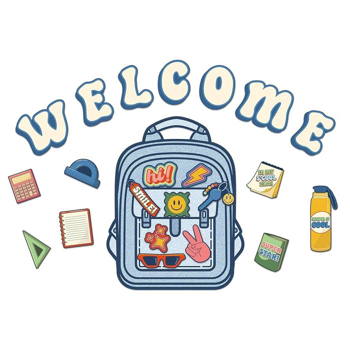 BULLETIN BOARD SET: S'COOL ERA WELCOME - Creative Kids