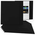 CANVAS PANELS - BLACK 11"X14" 14 PACK - Creative Kids