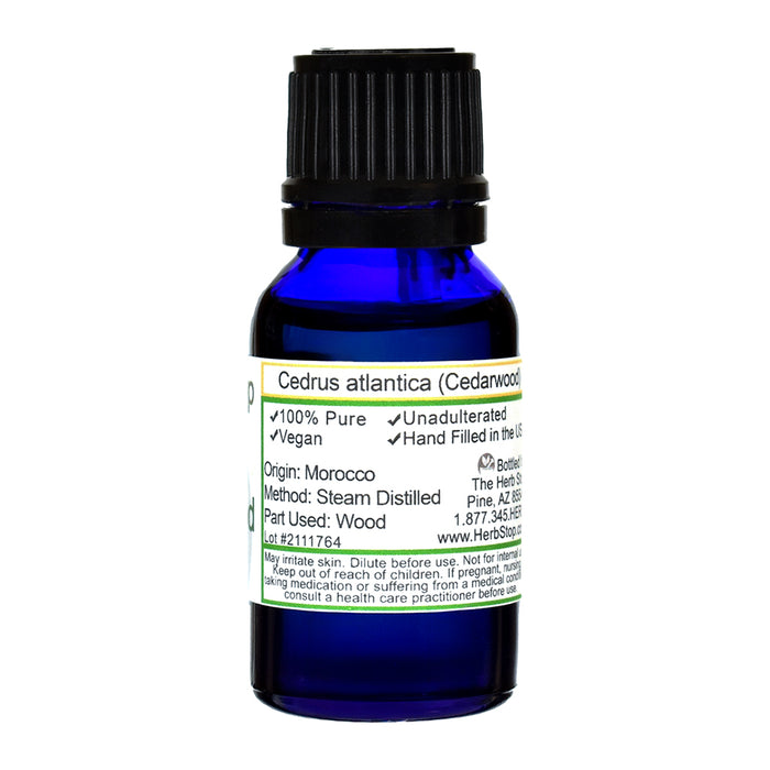Atlas Cedarwood Essential Oil - Back