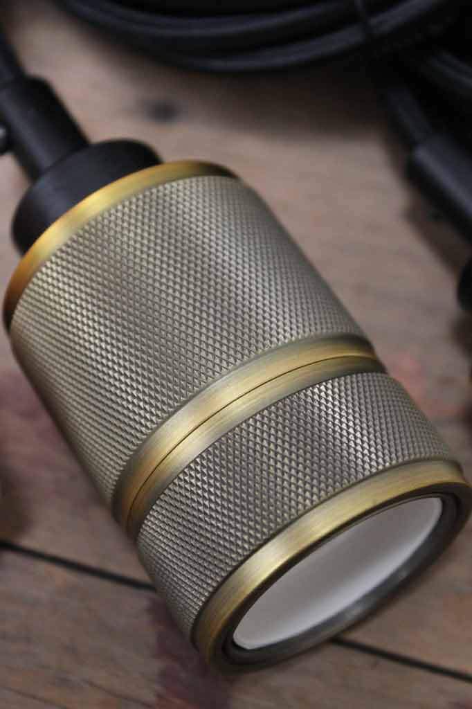 antique brass lampholder