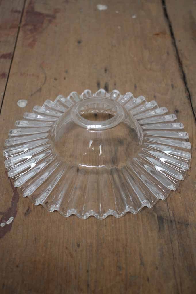 scalloped glass shade