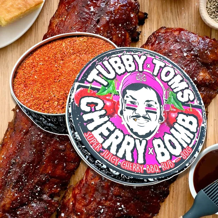 Cherry Bomb Dust Tin 90g Tubby Toms