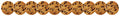 CHOCOLATE CHIP COOKIE BORDERS  - 3"x36'