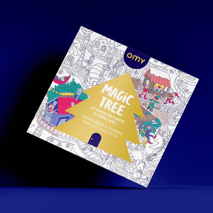 Christmas Tree Giant Coloring Poster - bubblegum market