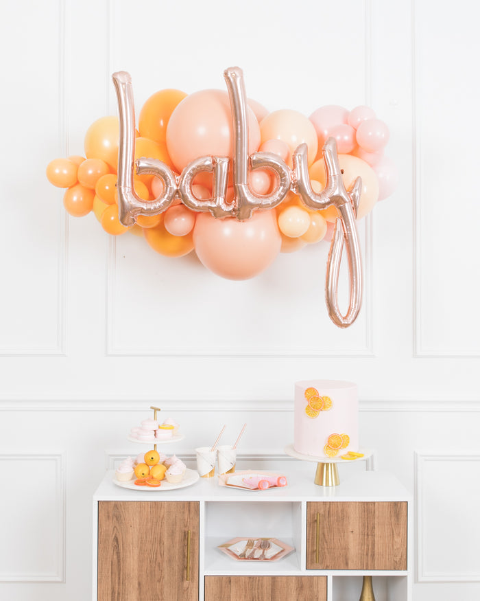 Citrus - BABY Balloon Backdrop Install Piece