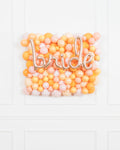 Citrus - BRIDE Balloon Backdrop Board - 30inx40in