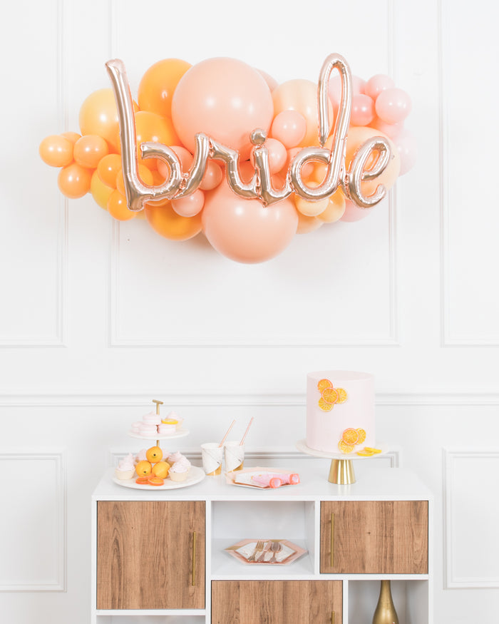 Citrus - BRIDE Balloon Backdrop Install Piece