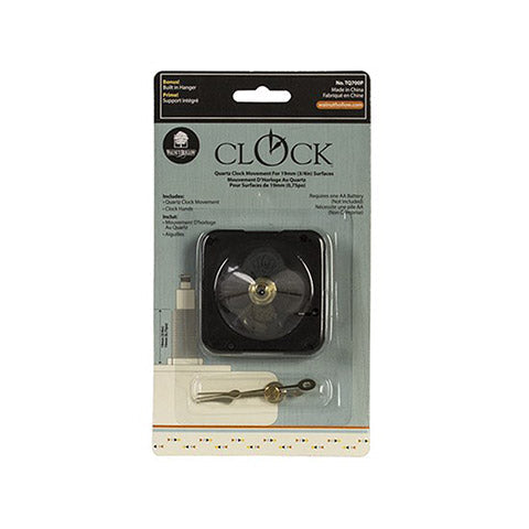 CLOCK MOVEMENT: BATTERY OPER